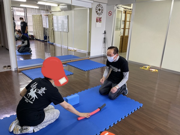 ミット打ち動画